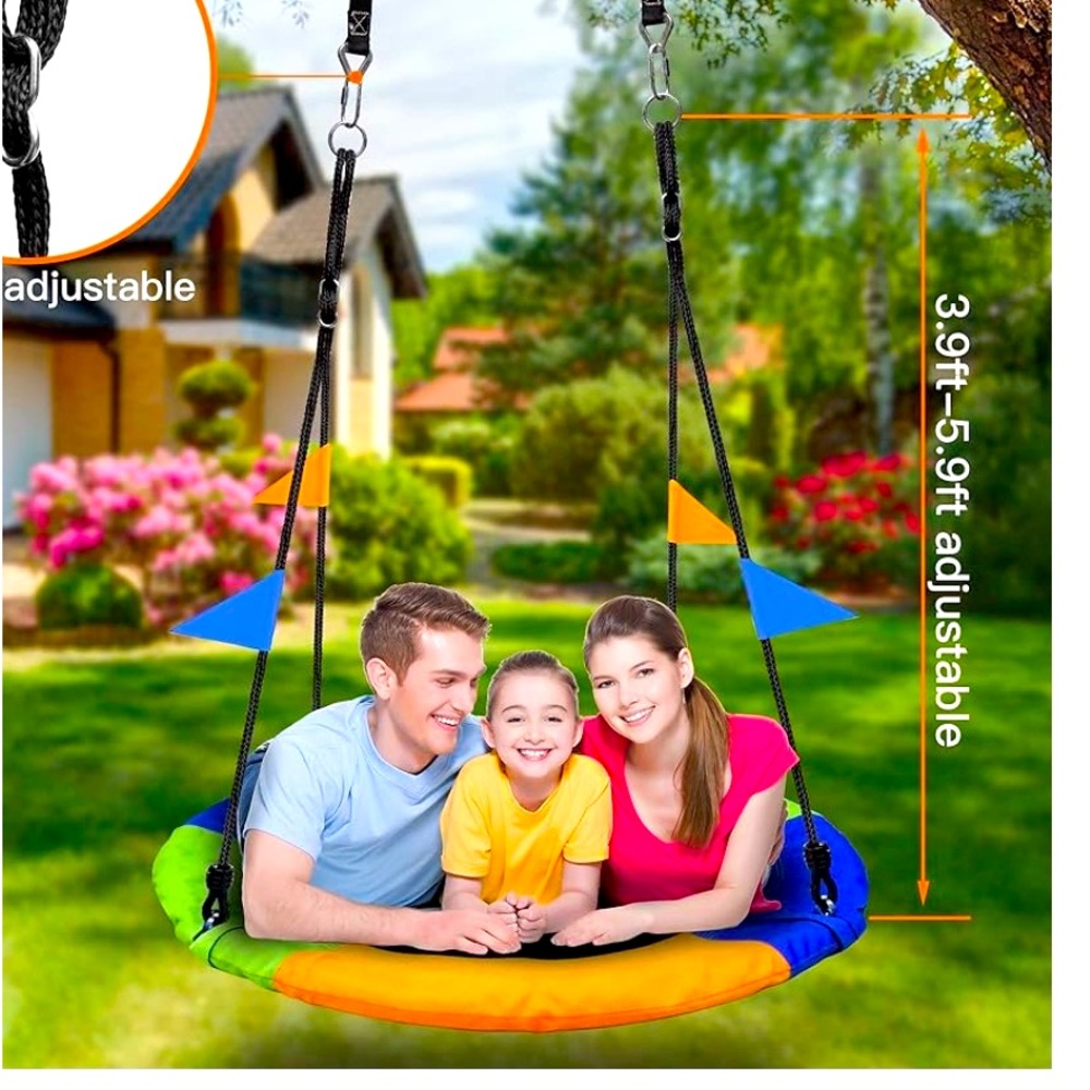 NWT 40 inch Kids Saucer Swing - in box never used